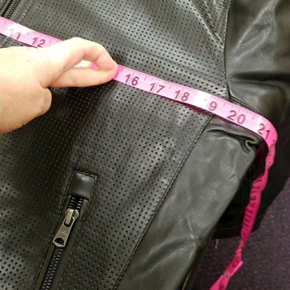 London For black faux leather biker jacket NWT AS Rk w dresses - Picture 5 of 9